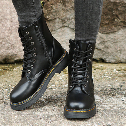 Empress™ | Comfortable boots with lacing and zipper