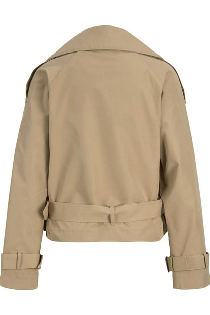 trenchcoat for kvinner i beige