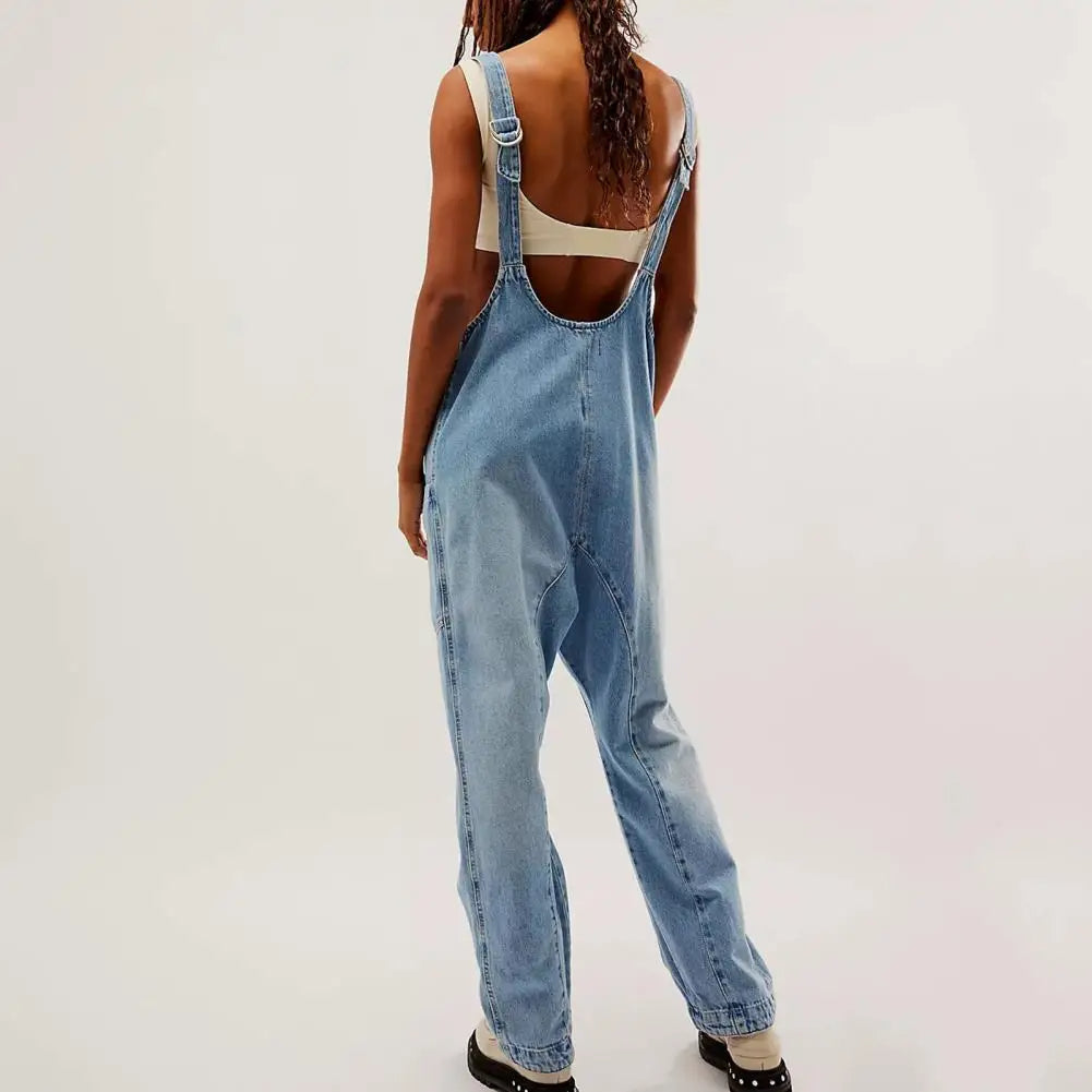 Delaney™ Stilig Denim-jumpsuit