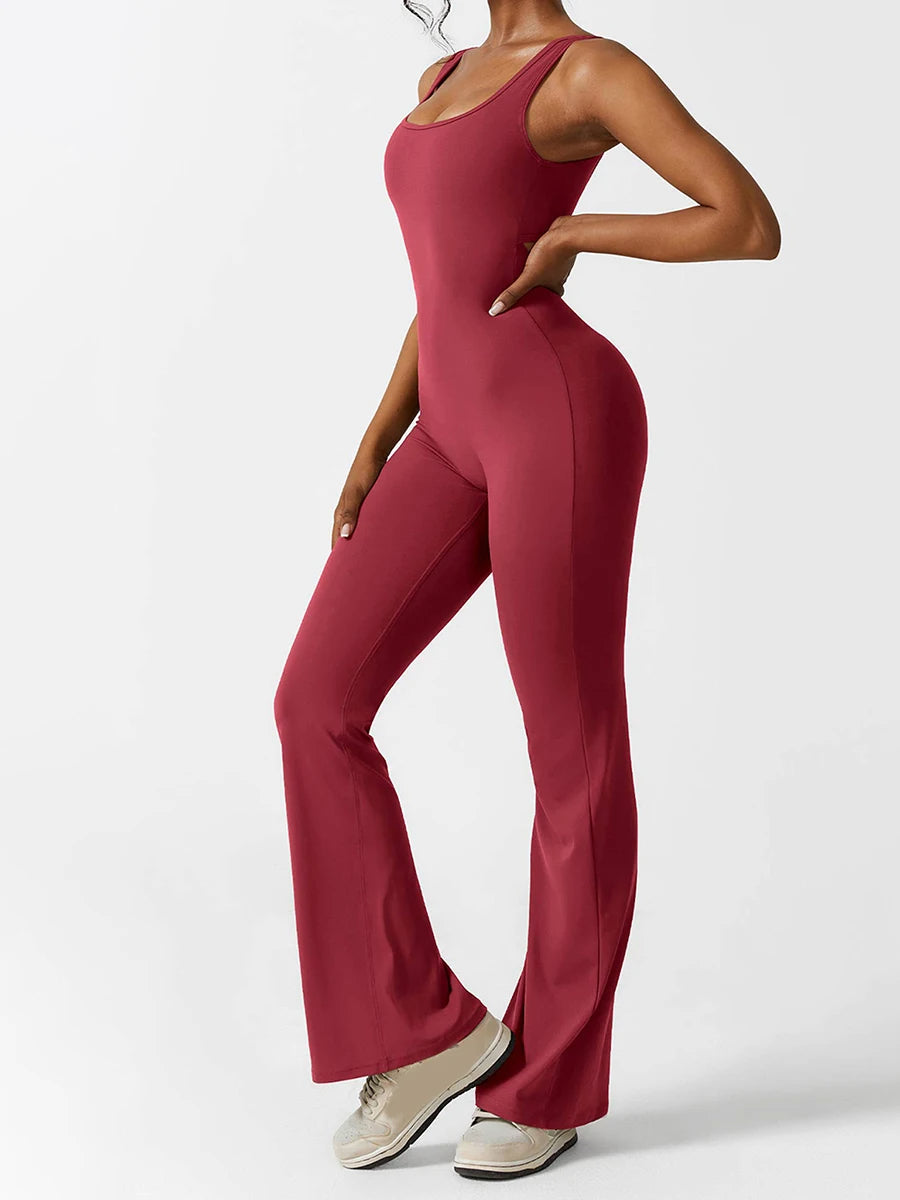 Vibeke™ Backless Flare Jumpsuit