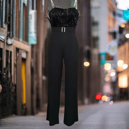 Bettina | Stilig jumpsuit med belte