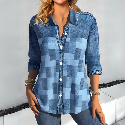 Sophie | Casual rutete bluse