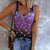 Vintage Tanktop Med Blomstertrykk