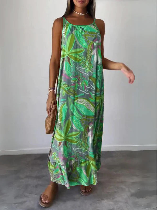 Comfy Printed Long Dress