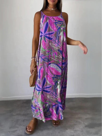 Comfy Printed Long Dress