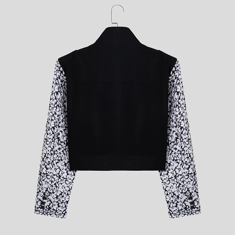 Blooms Noir Cropped Jacket