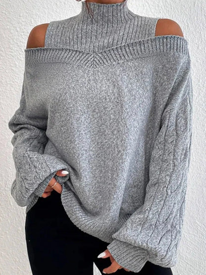 Trendy off-shoulder genser til kvinner