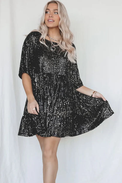 Daelia | Comfy Sequins baby dukke kjole