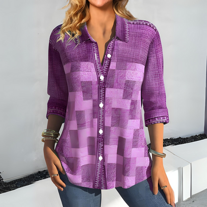 Sophie | Casual rutete bluse