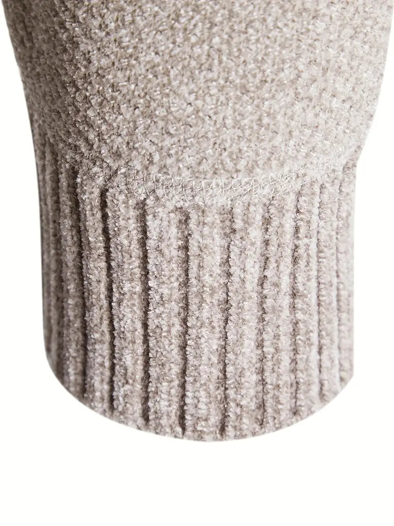 CozyKnit Pro - Fleecejakke med hette for menn