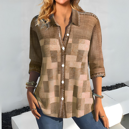 Sophie | Casual rutete bluse