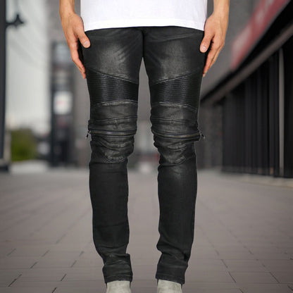 Teodor | Premium stripete herrejeans for menn