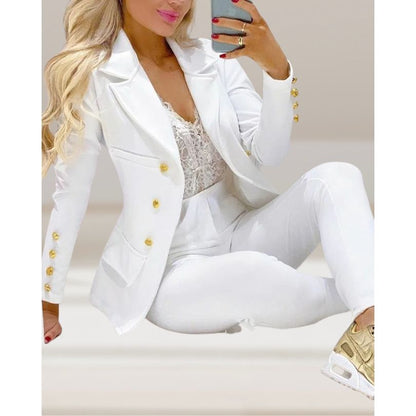 Claire™ Elegant Blazer Top and Pants