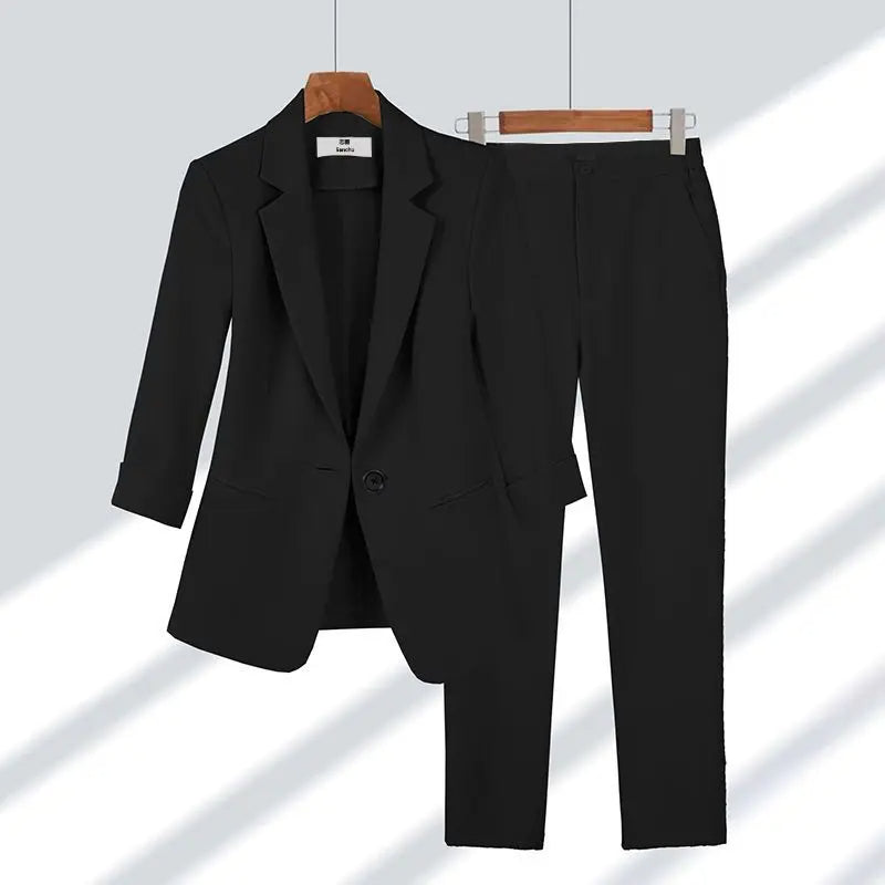 Calista™ Elegant Blazer- og Buksesett