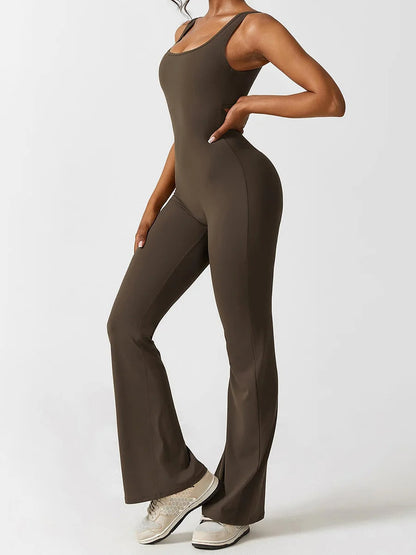 Vibeke™ Backless Flare Jumpsuit