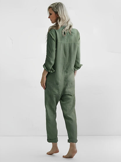 Smigrende grønn jumpsuit