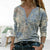 Vintage Trykt Bluse