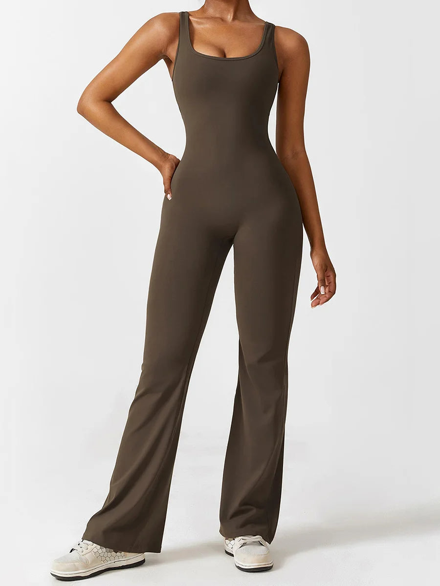 Vibeke™ Backless Flare Jumpsuit