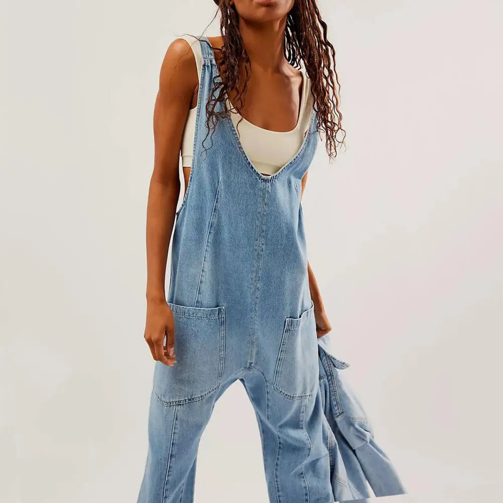 Delaney™ Stilig Denim-jumpsuit