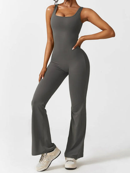 Vibeke™ Backless Flare Jumpsuit