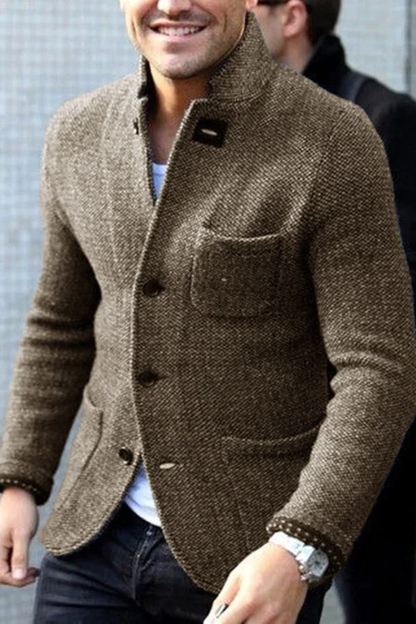 strikket cardigan for menn