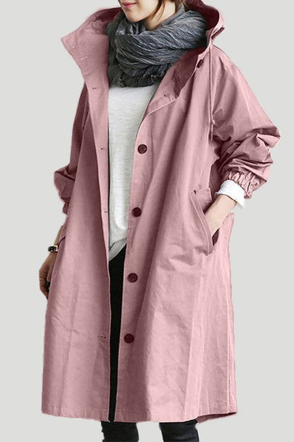 Bellerue - vanntett trenchcoat med hette