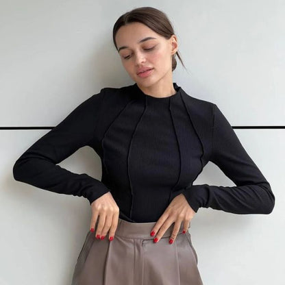 Stilig turtleneck-genser med elegant design