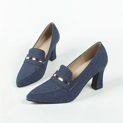 ChicStride Denim Loafers