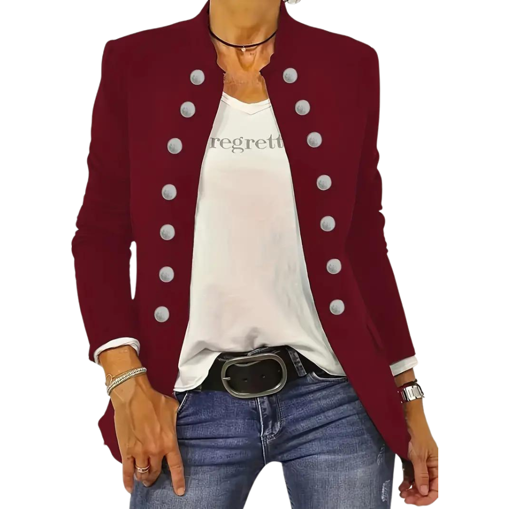 Casual blazer for kvinner