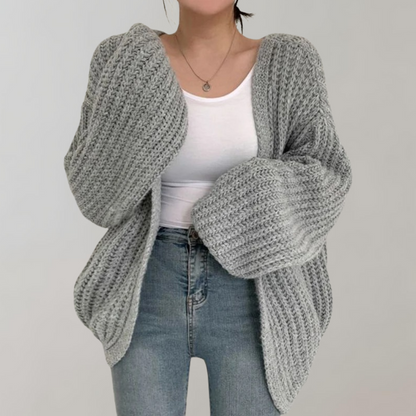 Stilig langermet cardigan for kvinner