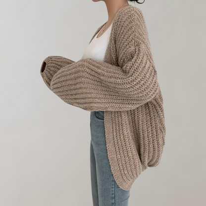 Stilig langermet cardigan for kvinner