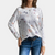 Bluse med blomstermotiv for kvinner