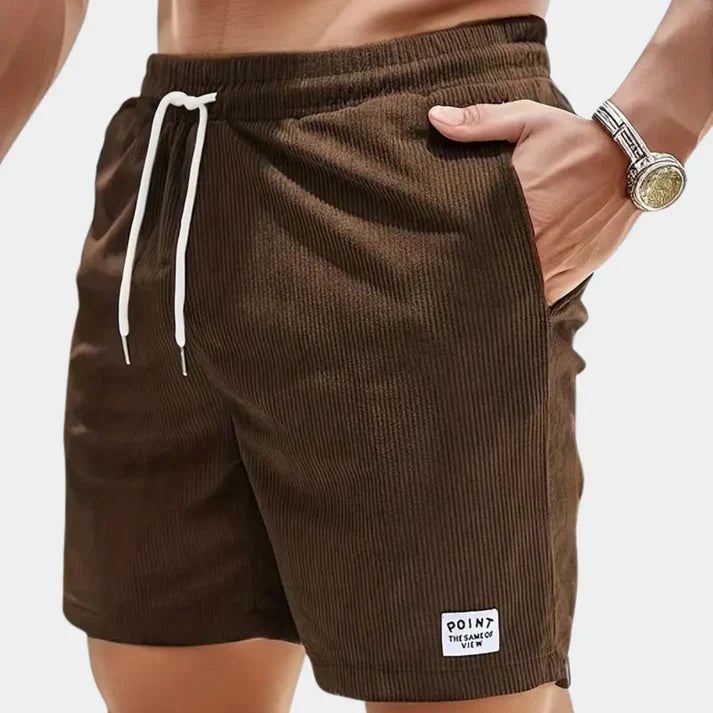 kordfløyelshorts for menn