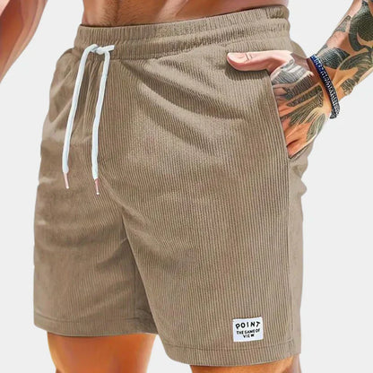 kordfløyelshorts for menn