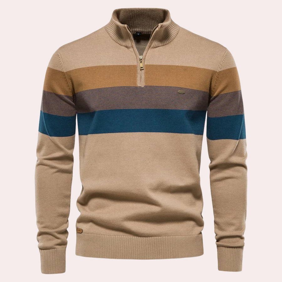 Ravikna | trendy stripete herresweater