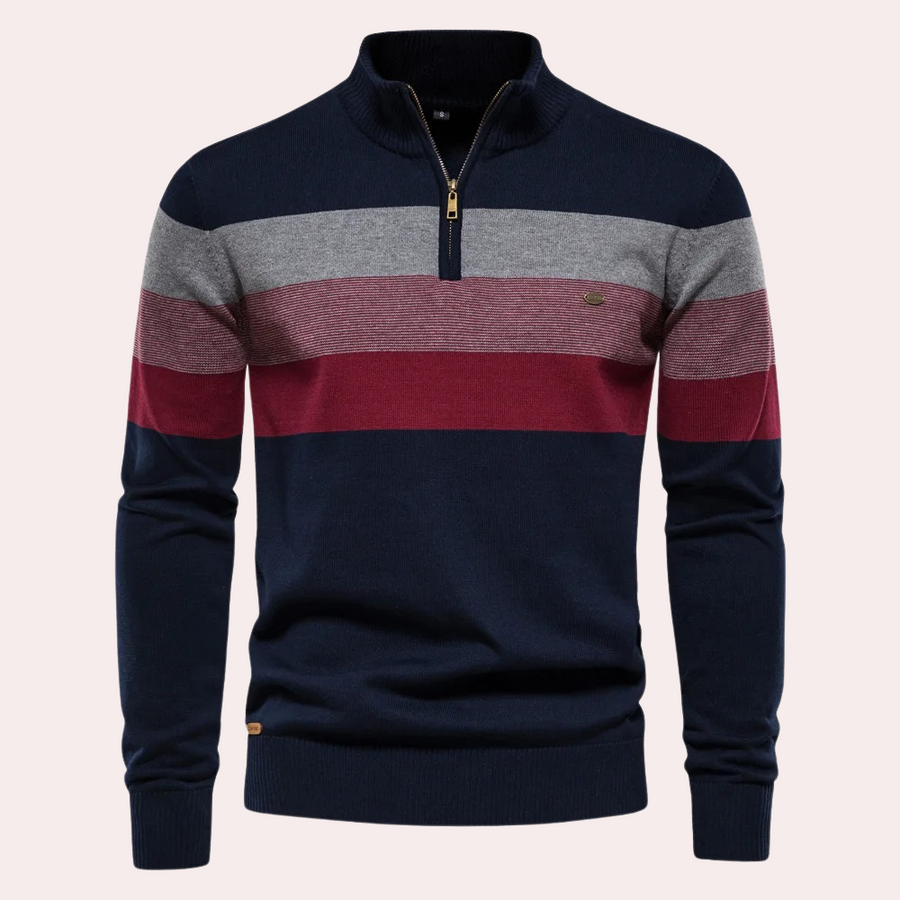 Ravikna | trendy stripete herresweater