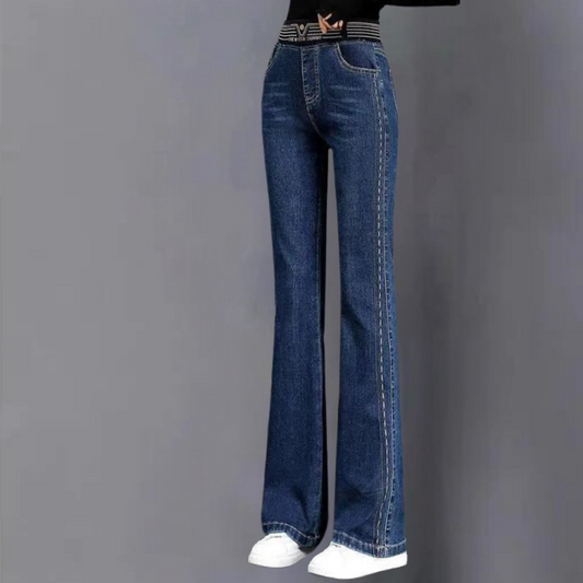 Retroinspirerte Flare-jeans for Dame