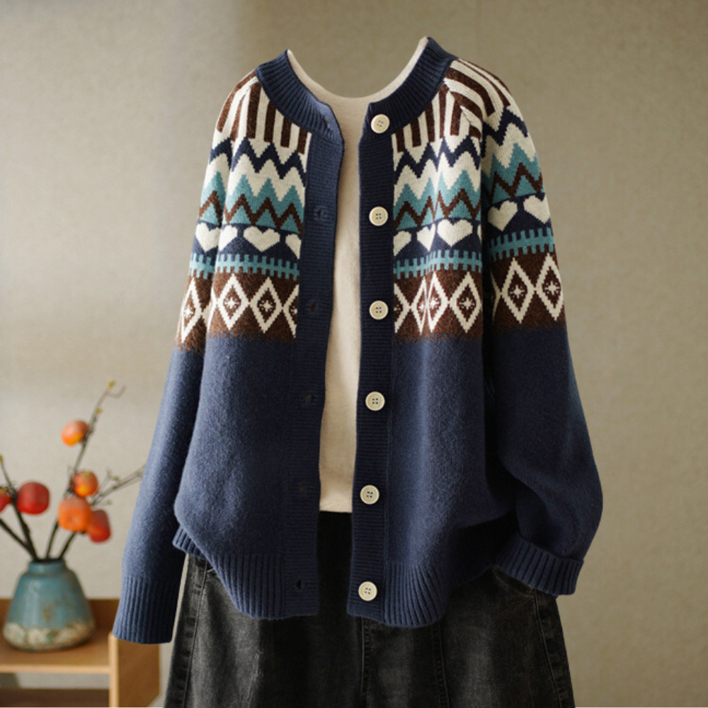 Elegant Vintage Cardigan for Damer