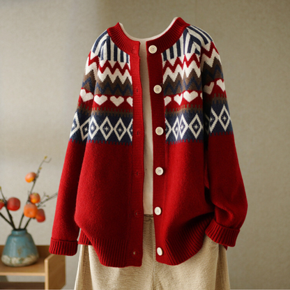 Elegant Vintage Cardigan for Damer