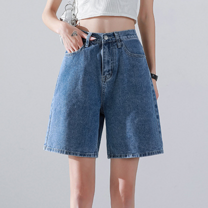 Trendy og Komfortable Denim Shorts for Damer