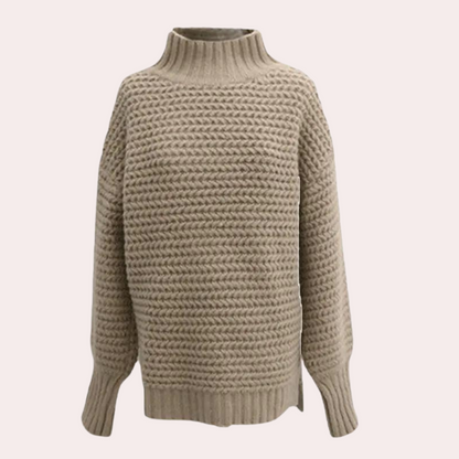 Stilig varm turtleneck-genser for kvinner