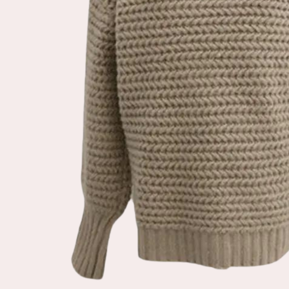 Stilig varm turtleneck-genser for kvinner