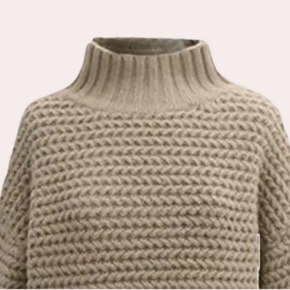 Stilig varm turtleneck-genser for kvinner