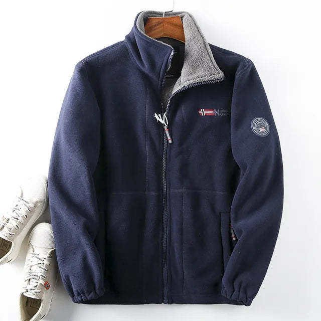 Varm sherpajakke i fleece