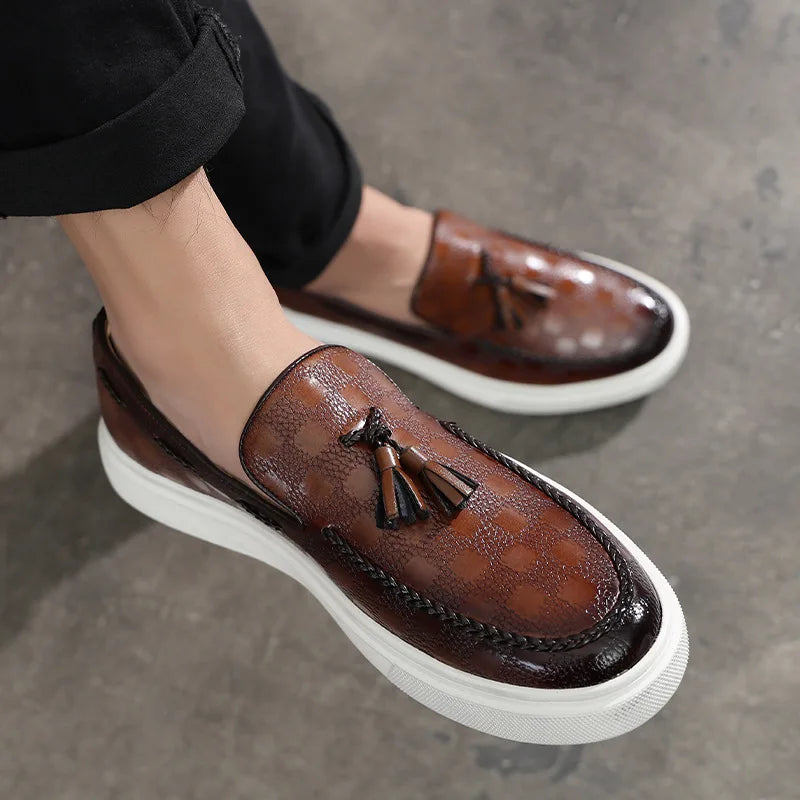 Tassel Loafers i britisk stil