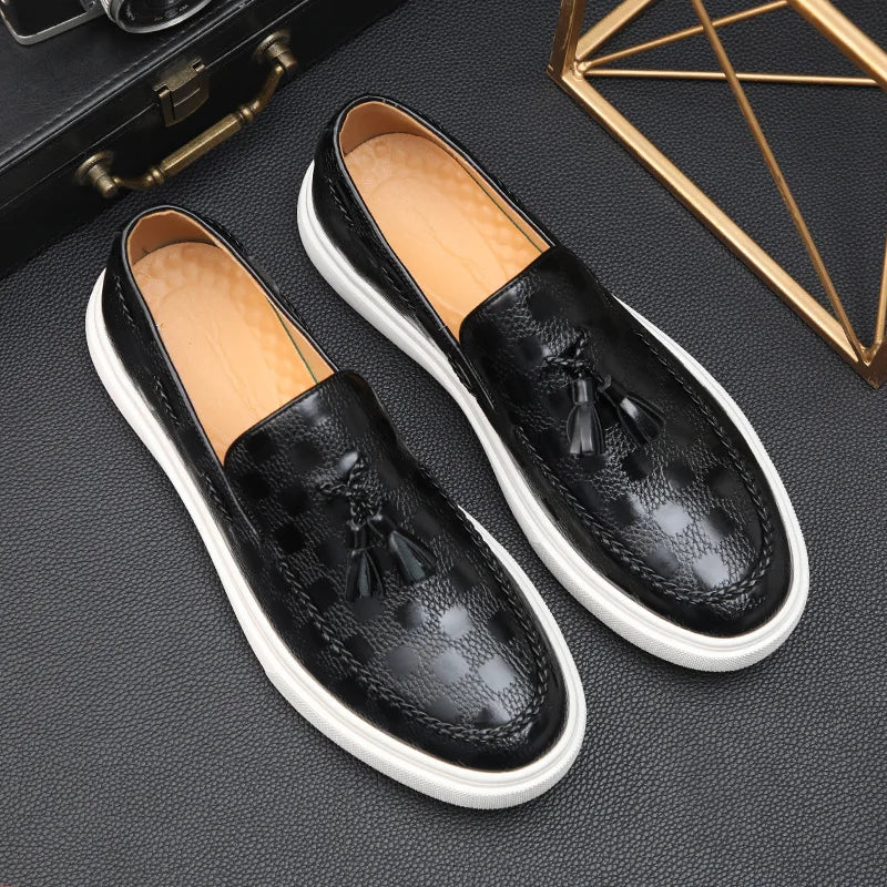 Tassel Loafers i britisk stil