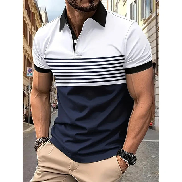 Business casual poloskjorte for menn