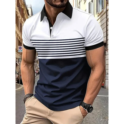 Business casual poloskjorte for menn