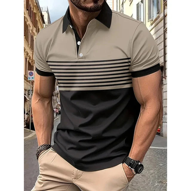 Business casual poloskjorte for menn