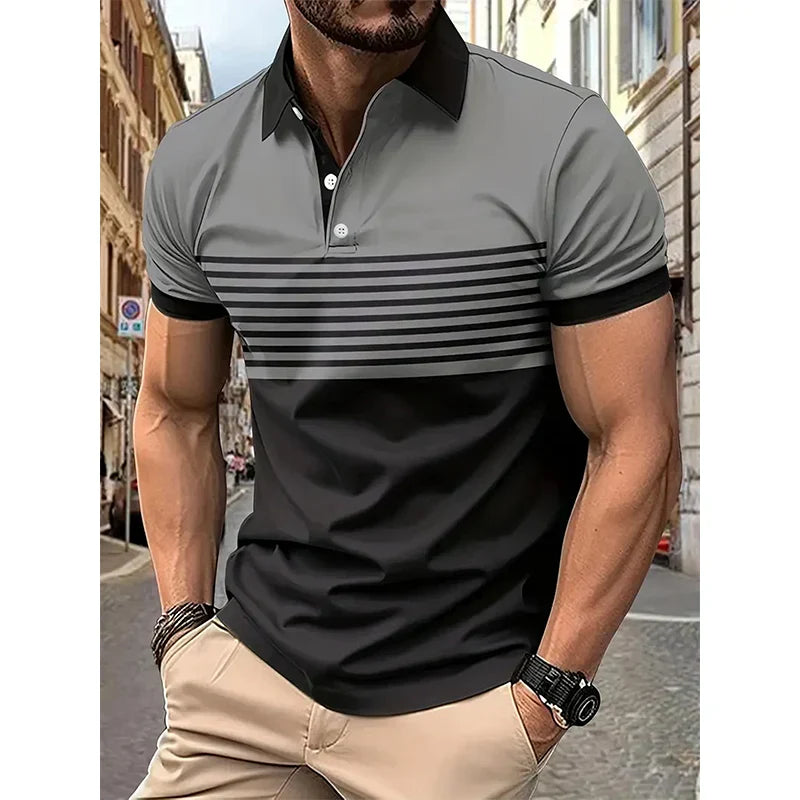 Business casual poloskjorte for menn